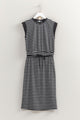 Striped Top and Skirt Set in Black (REG)