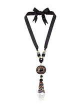 Tribal Tassel Ribbon Necklace