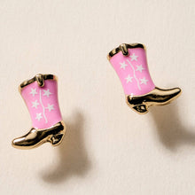 Mini Western Boot Stud Earrings