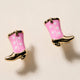 Mini Western Boot Stud Earrings