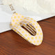 Summer Flat Oval Claw Clip