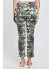 YMI Pull On Jogger Pants in Camo (REG)