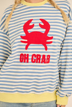 Striped Oh Crab Sweatshirt (REG)