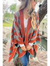 Rusty Leopard Knit Kimono