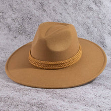 Intricate Braid Fedora Hat