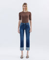 Lovervet High Rise Cuffed Straight Jeans LV1595 (REG)