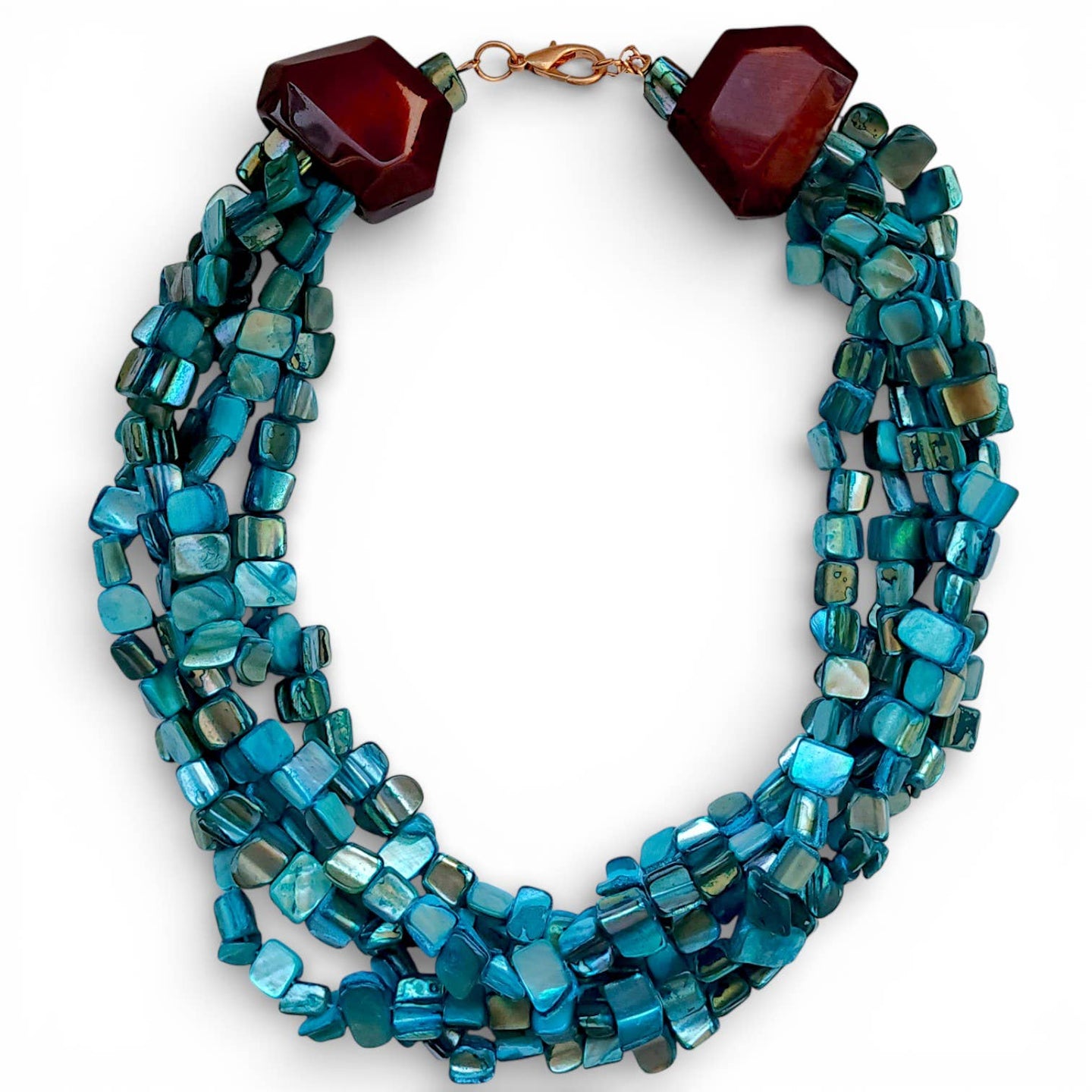 Chunky Turquoise Collar Necklace