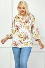 Pure Elegance Floral Top (PLUS)