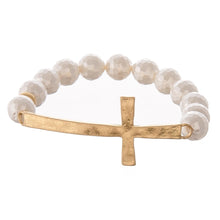 Disco Ball Cross Bracelet