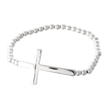 Beaded Cross Stretch Bracelet