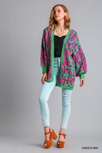 Vivid Animal Print Cardigan (REG)