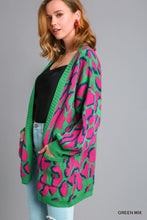 Vivid Animal Print Cardigan (REG)