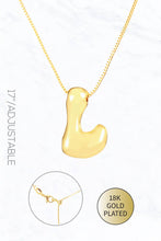 Funky Bubble Initial Necklace