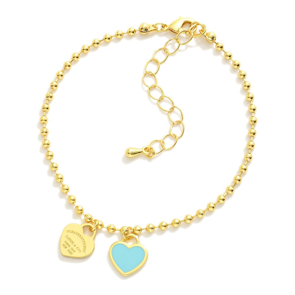 Heart Charm Bracelet