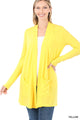 Slouchy Pocket Cardigan in Yellow (REG)