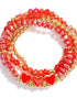 Heart Stretch Bracelet Set