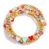 Heart Stretch Bracelet Set