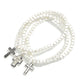 Cross Charm Bracelet Set