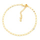 18K Flat Link Bracelet