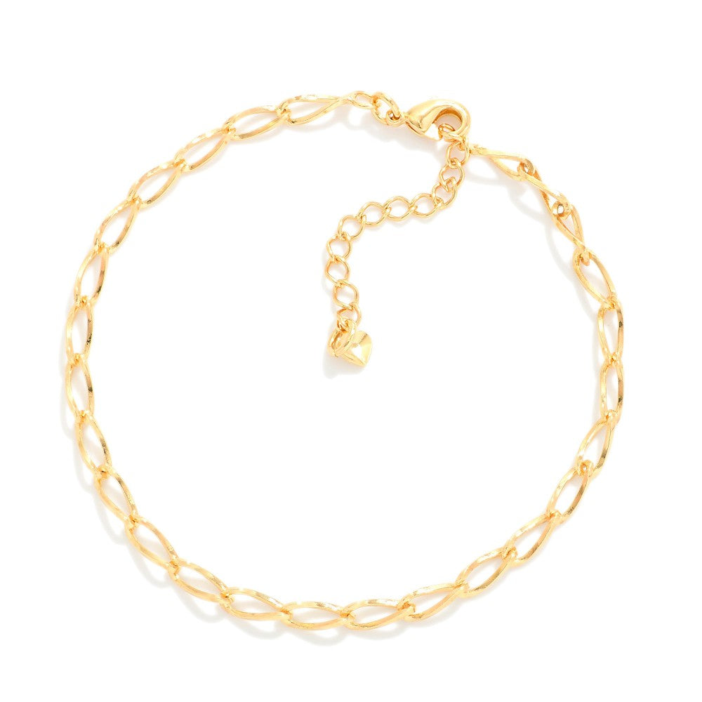 Large Link Judson Chain Bracelet 18K Gold Filled