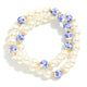 Pearl and China Bracelet Set