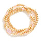 Gold Beaded Bracelet Set