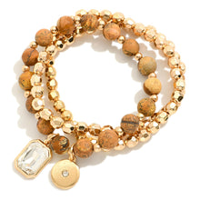 Circle Bead Bracelet Set