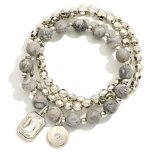 Circle Bead Bracelet Set