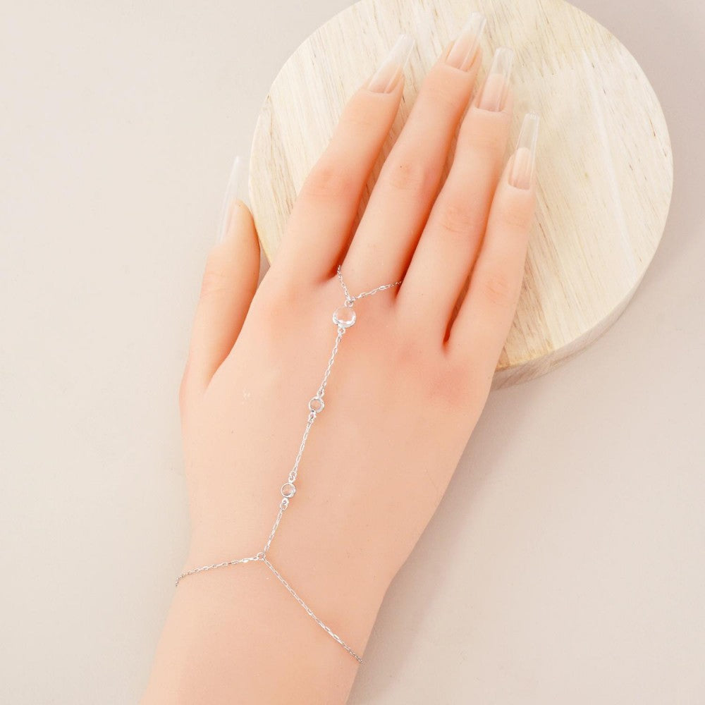 Glass Accent Hand Chain