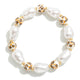 Floral Beaded Pearl Bracelet