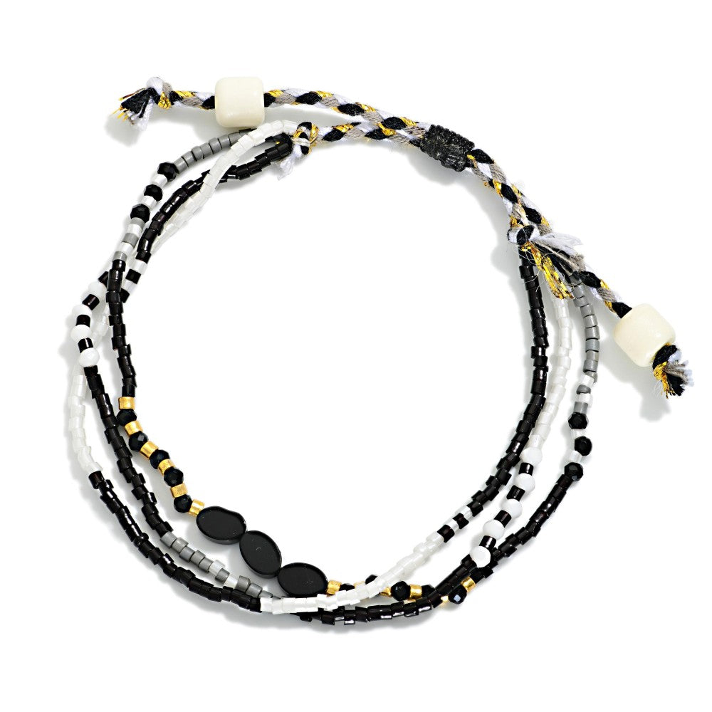 Pull Tie Layered Friendship Bracelet