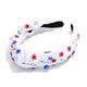 White Americana Star Headband