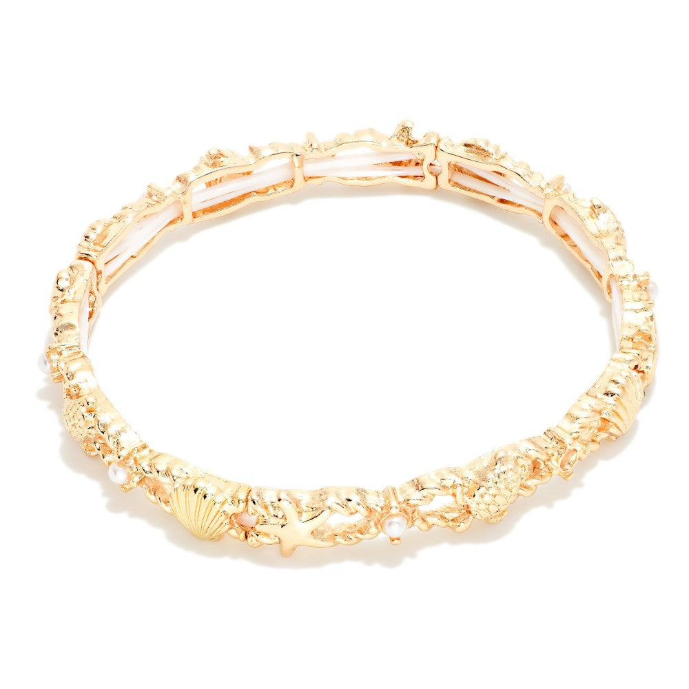 Golden Beach Stretch Bracelet