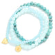 Heart and Cross Charm Bracelet Set