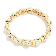 Rhinestone Stretch Bangle Bracelet
