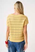 Flag Patch Summer Sweater in Yellow (REG)