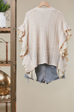 Butterfly Patch Ruffle Cardigan (REG)
