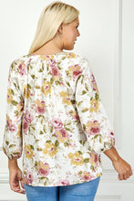 Pure Elegance Floral Top (PLUS)