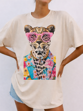 Fashion Leopard w/ Crystals Tee (REG)