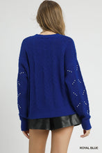 Pretty Pearl Sweater in Royal Blue (REG)