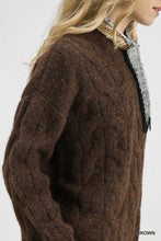Classic Cable Sweater in Brown (REG)