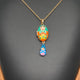 Cute Enamel Locket Necklace
