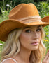 Suede Cowboy Hat w/ Frayed Band