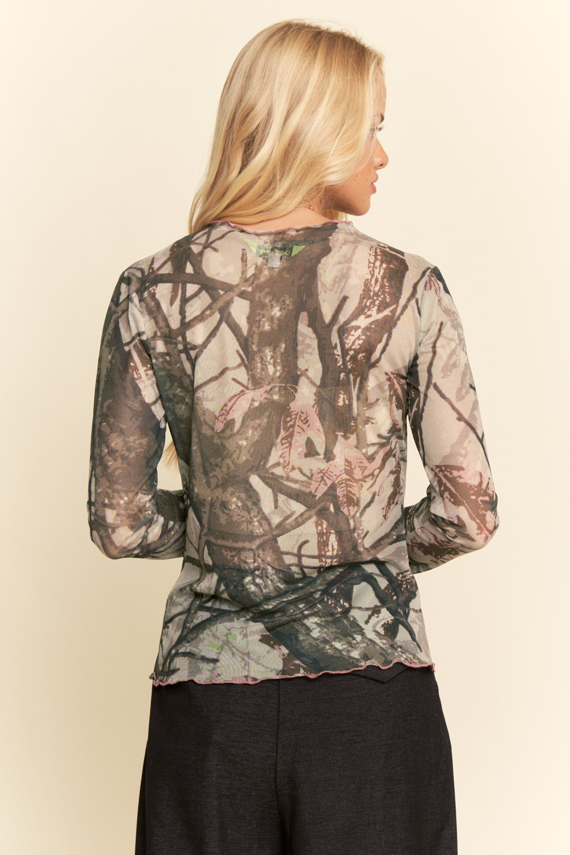 Tree Camo Mesh Top (REG)
