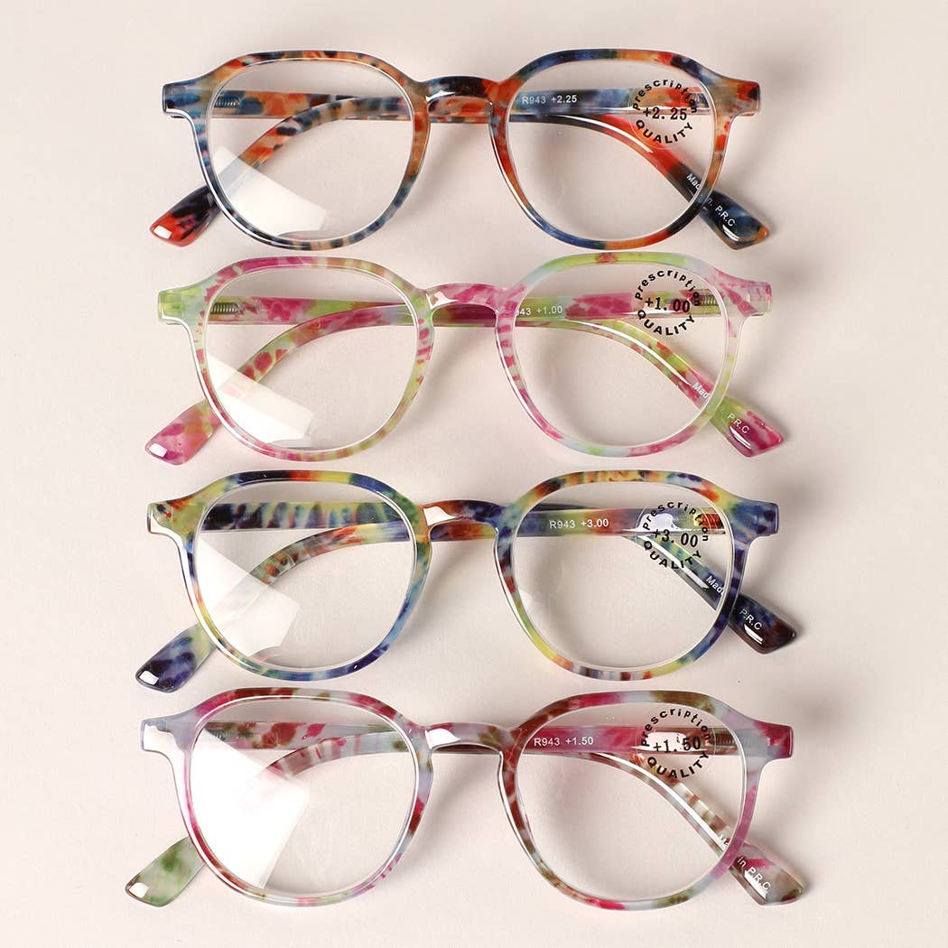 Tie Dye Frame Reading Glasses