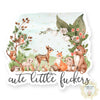 Cute Little F***** Woodland Animals Sticker