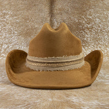 Suede Cowboy Hat w/ Frayed Band