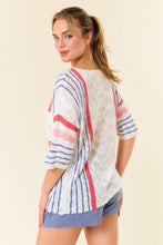 Summer Stripes Pocket Sweater (REG)