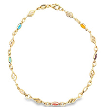 18k Filled Twisted Charm Anklet