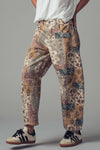 Boho Patchwork Wide Leg Pants (REG)